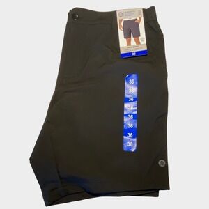 Mondetta Outdoor Project Mens Tech‎ Shorts Elastic Waistband Black Size 36 NWT